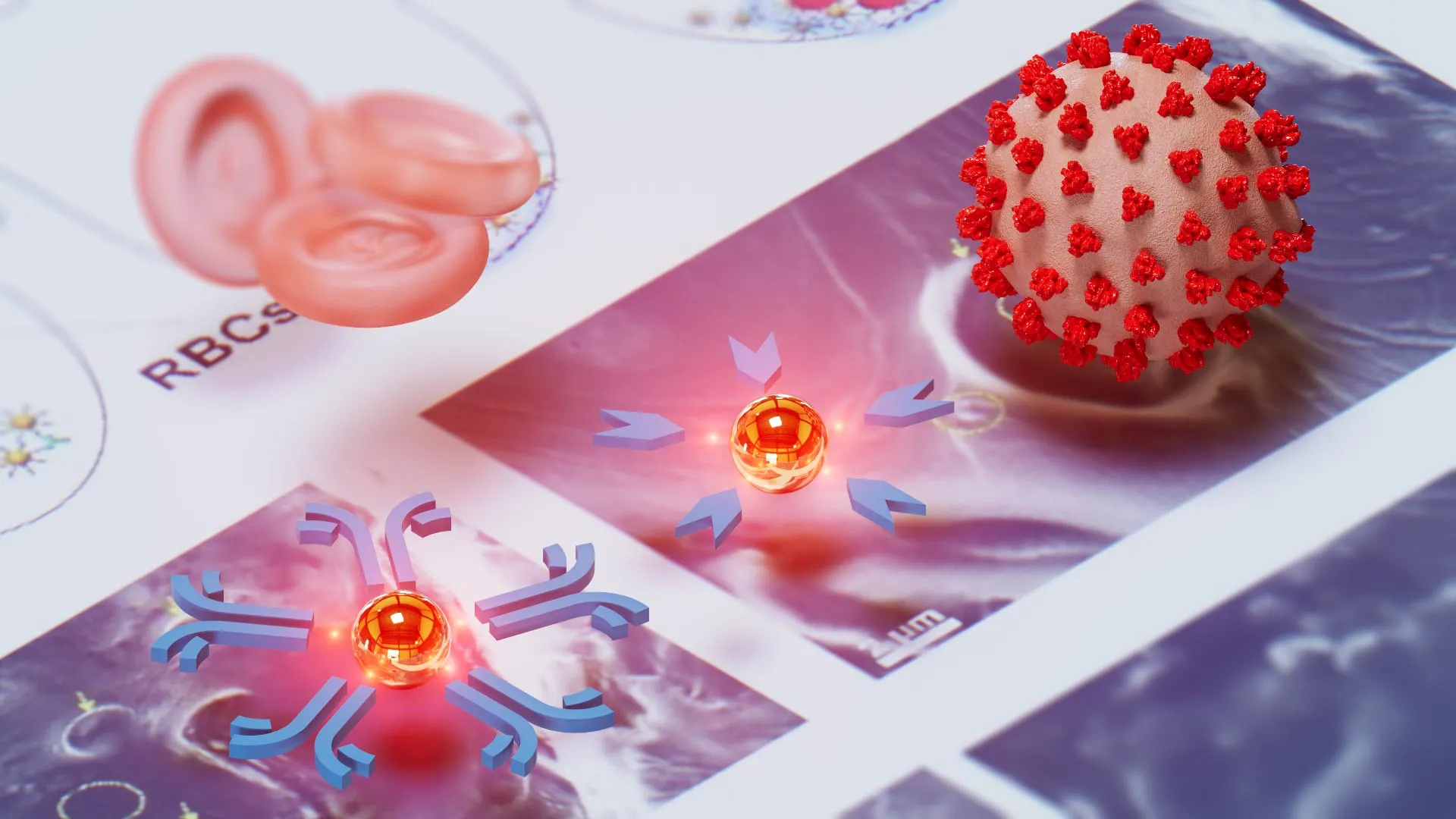 Teste de nanotecelagem em ouro a $2 que detecta doenças fatais em minutos