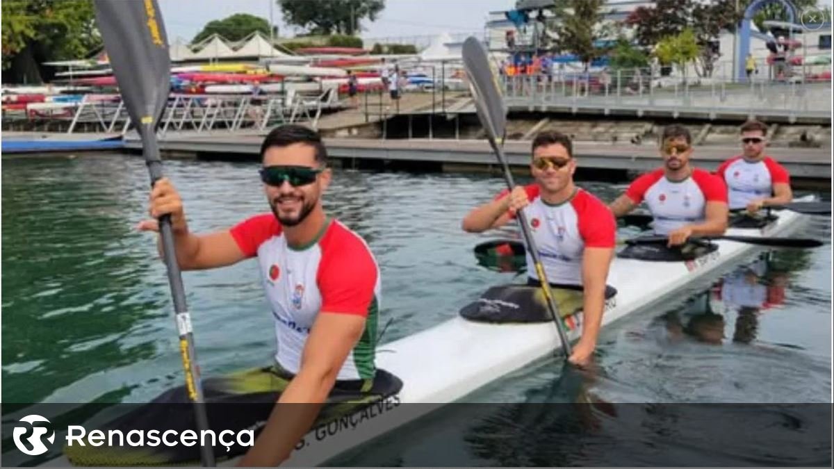 Portugal campeão mundial de canoagem em K4 500 metros