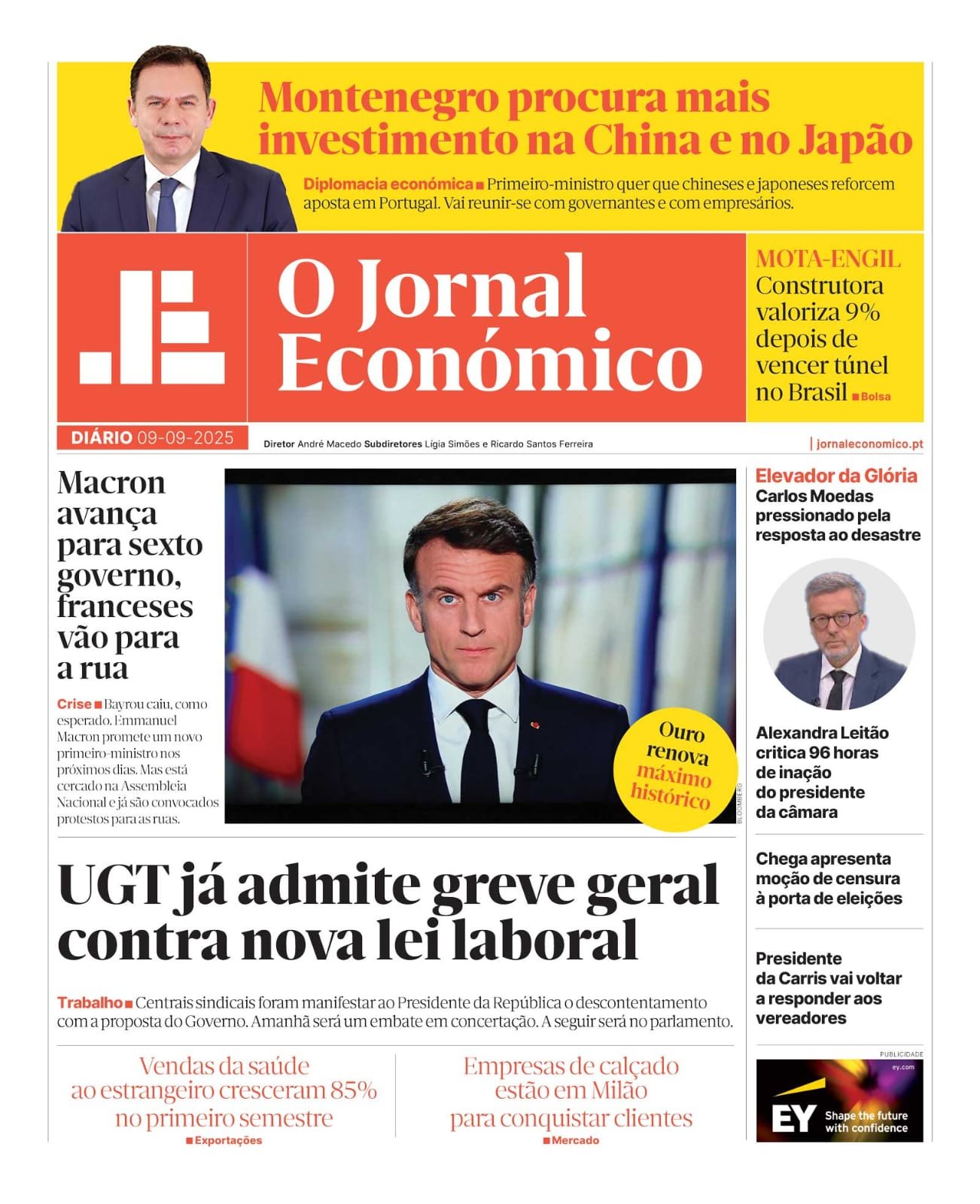 Análise das Principais Tendências Económicas em 9 de Setembro