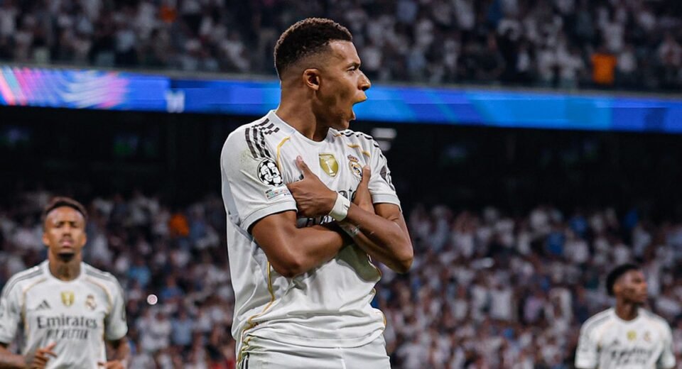 Mbappé brilha com dois gols e garante vitória do Real Madrid sobre o Marseille