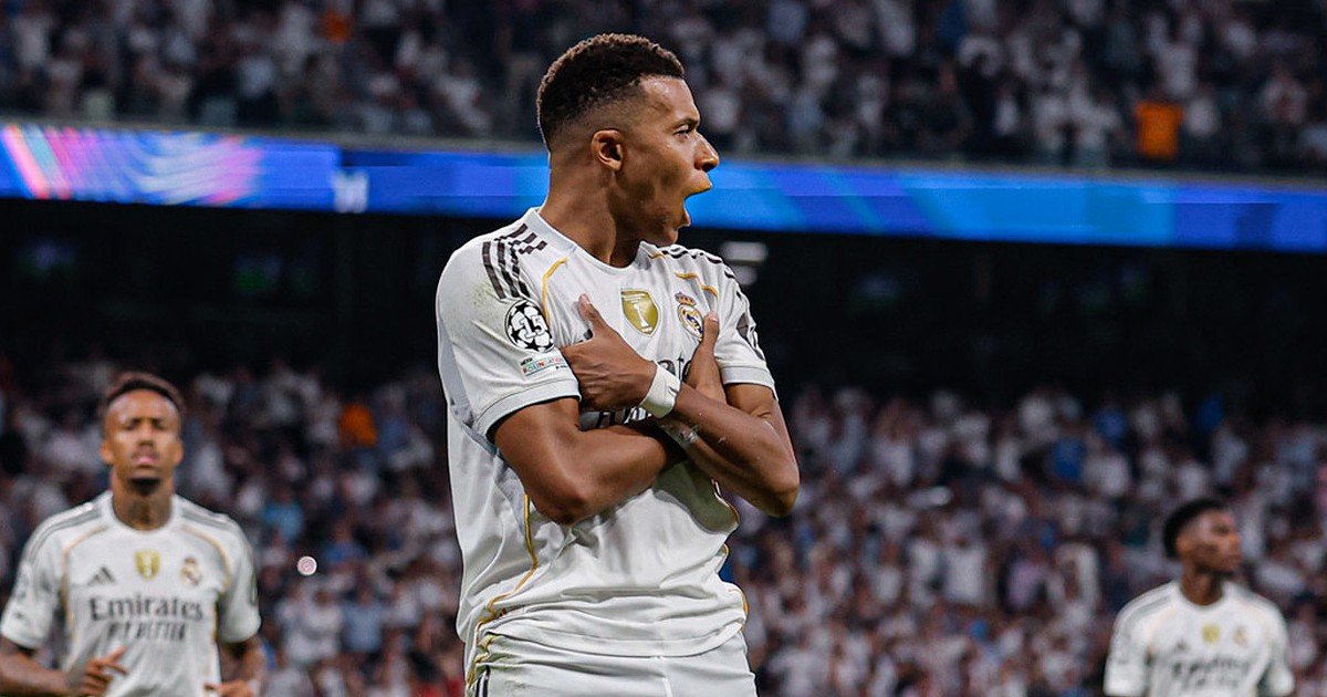 Mbappé brilha com dois gols e garante vitória do Real Madrid sobre o Marseille
