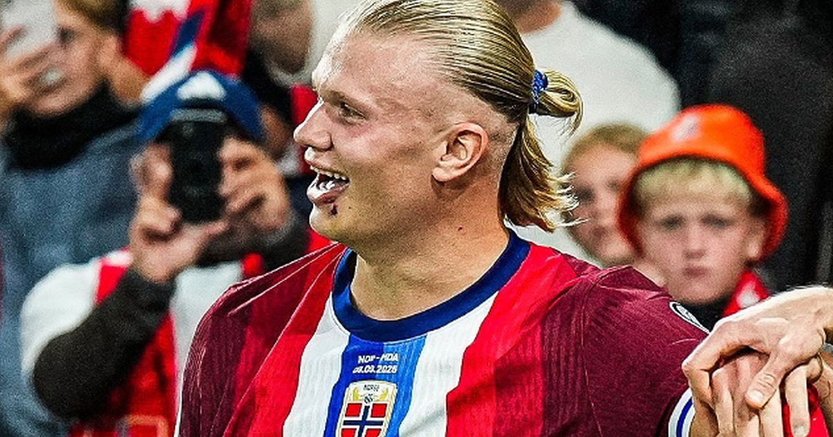 Haaland brilha com 11 golos na vitória esmagadora da Noruega sobre a Moldávia: 11-1