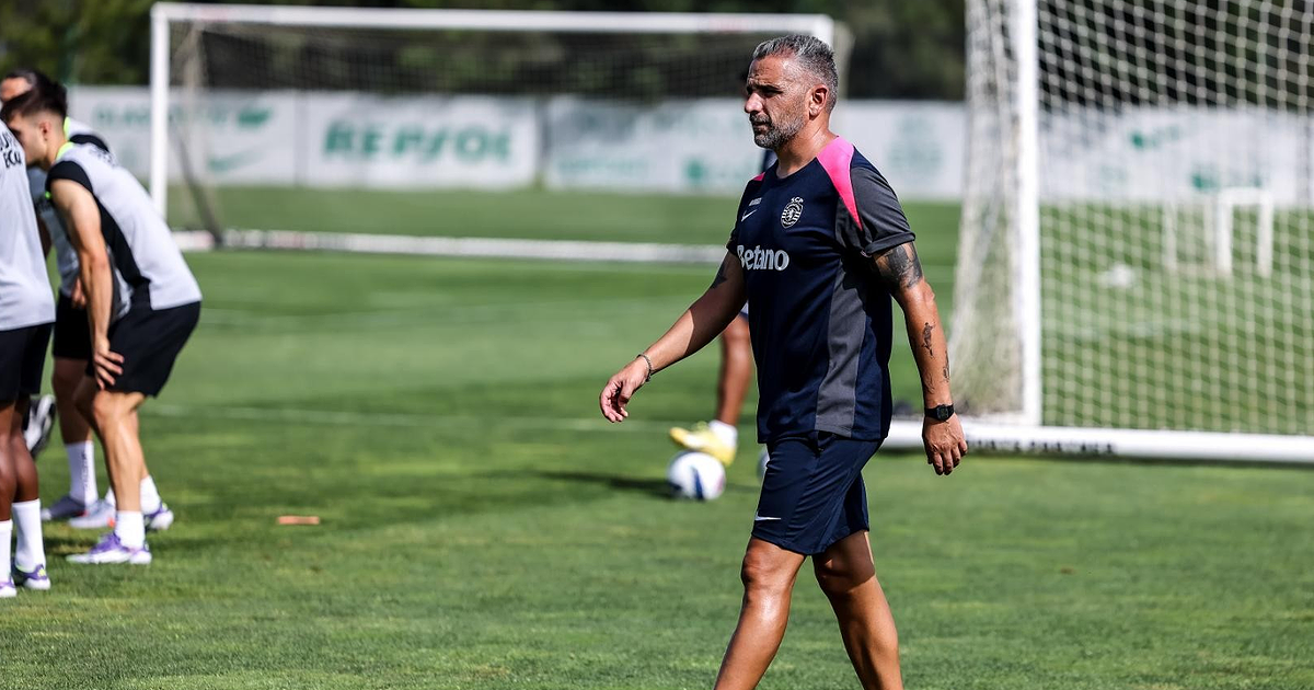 Sporting treina após vitória sobre o Moreirense