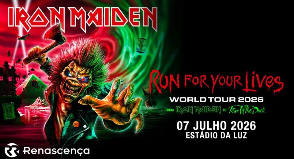 Iron Maiden se apresenta no Estádio da Luz em julho do próximo ano - Renascença