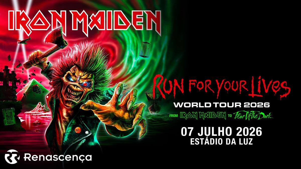 Iron Maiden se apresenta no Estádio da Luz em julho do próximo ano - Renascença