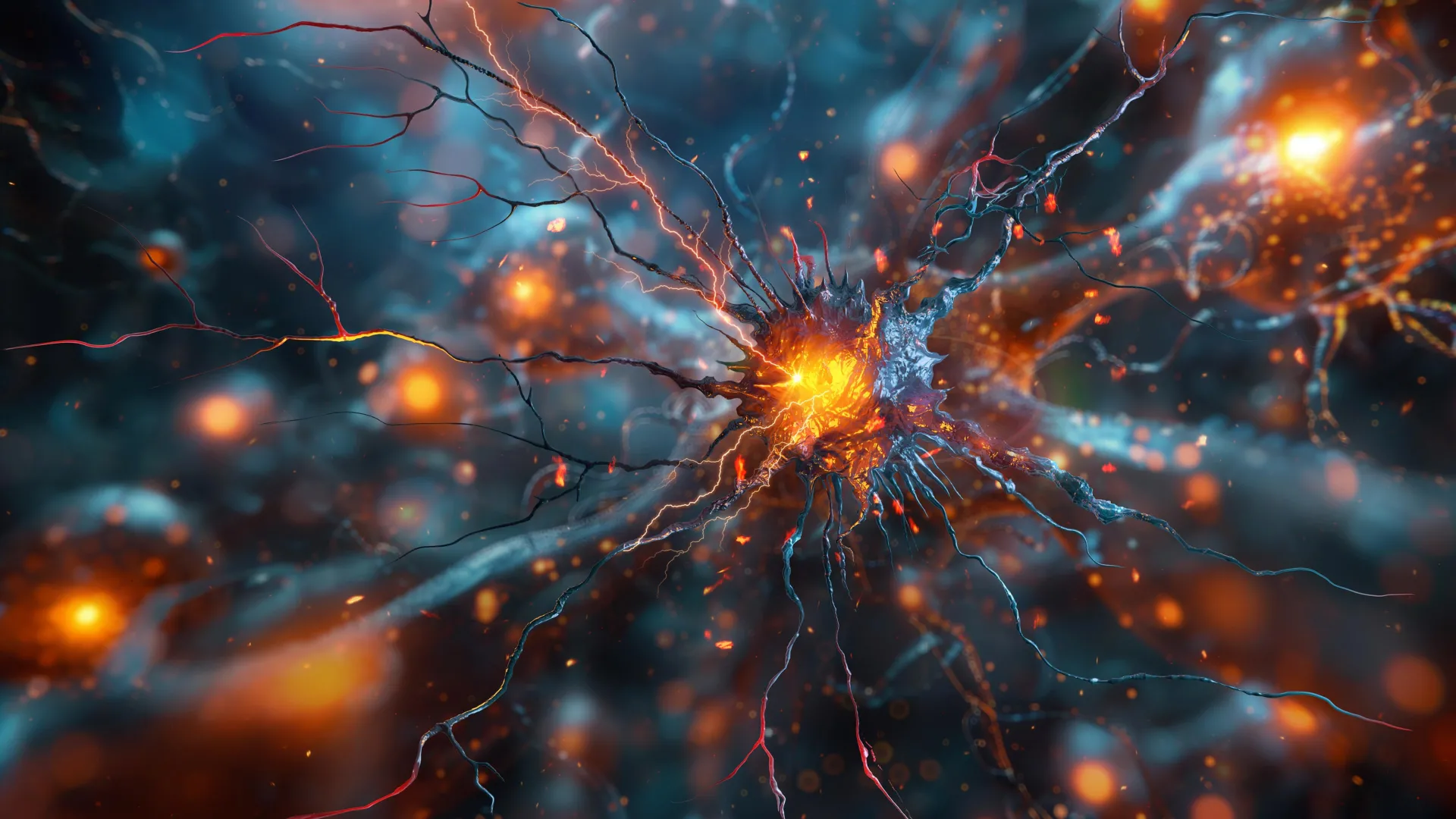 Neurônios Sobrecarregados se Esgotam e Alimentam a Doença de Parkinson