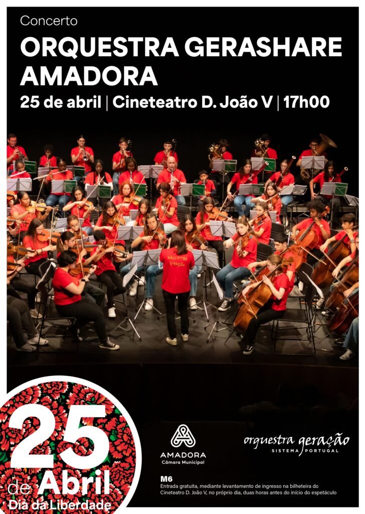 Concerto da Orquestra GeraShare Amadora Celebra o Dia da Liberdade