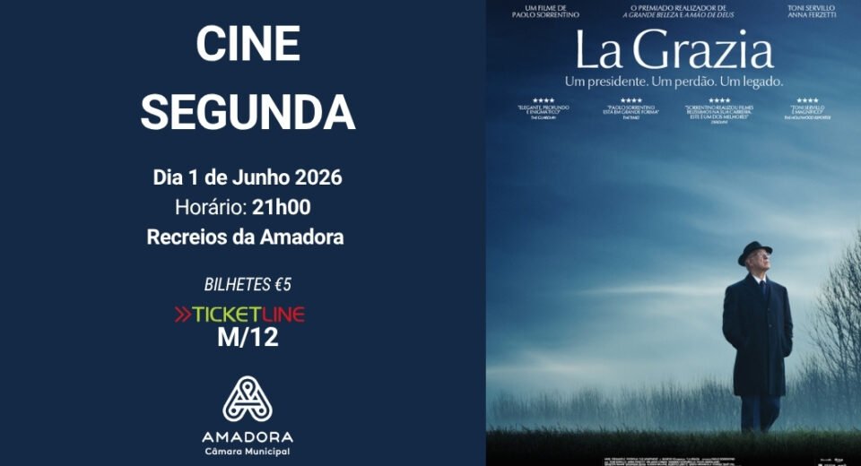Exibição do filme "La Grazia", de Paolo Sorrentino nos Recreios da Amadora