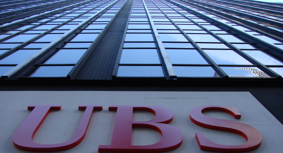 UBS registra aumento de lucro de mil milhões de dólares no terceiro trimestre