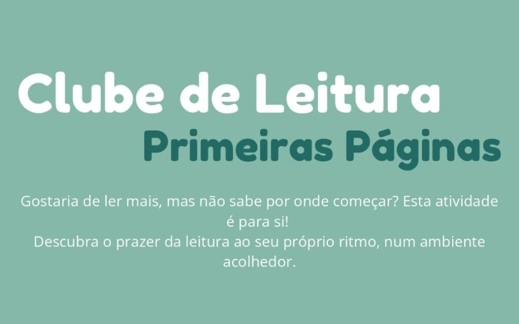 Clube de Leitura: Primeiras Páginas