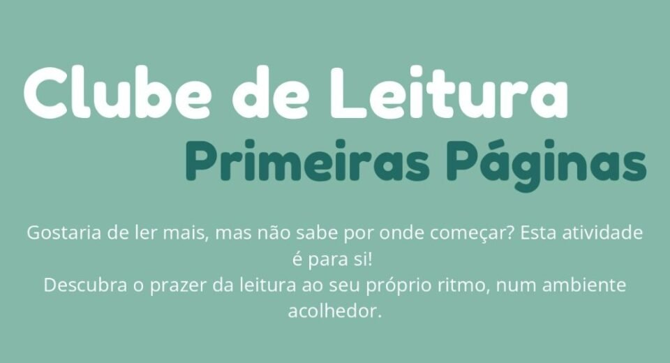 Clube de Leitura: Primeiras Páginas
